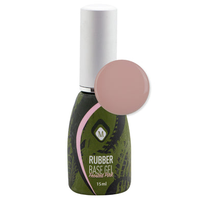 (Codice: 104402) RUBBER BASE GEL FROSTED PINK 15 ML