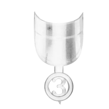 Carica l'immagine nel visualizzatore di Gallery, (Codice: 150702) Easy round tips 600pz clear 12 sizes