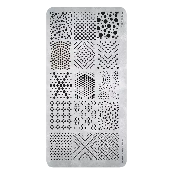 (Codice: 118656) Stamping plate 53 Dots