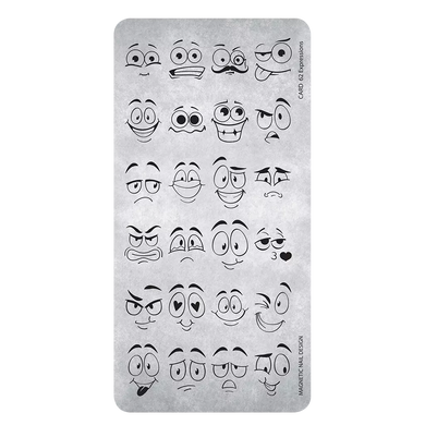 (Codice: 118665) Stampingplate 62 Expressions