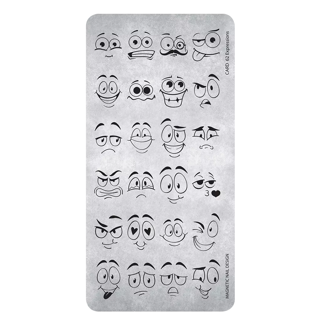 (Codice: 118665) Stampingplate 62 Expressions