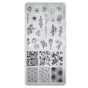 (Codice: 118669) Stampingplate n.66 Flower