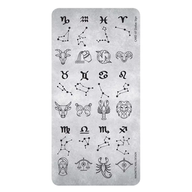 (Codice: 118670) Stampingplate 67 Zodiac Sign