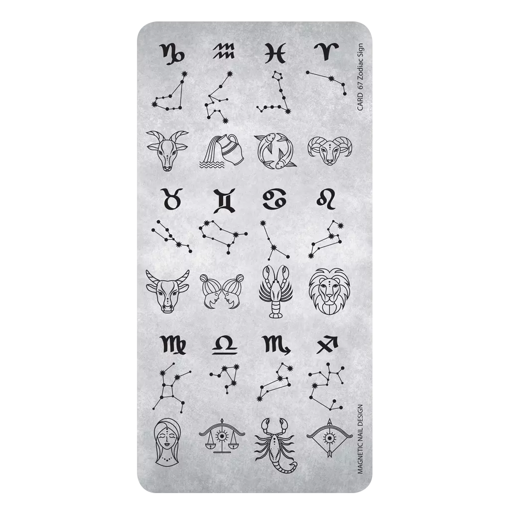 (Codice: 118670) Stampingplate 67 Zodiac Sign