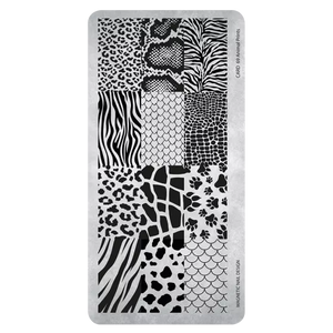 (Codice: 118672) Stampingplate Animal Print