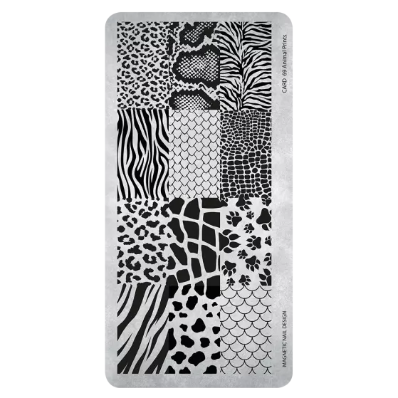 (Codice: 118672) Stampingplate Animal Print