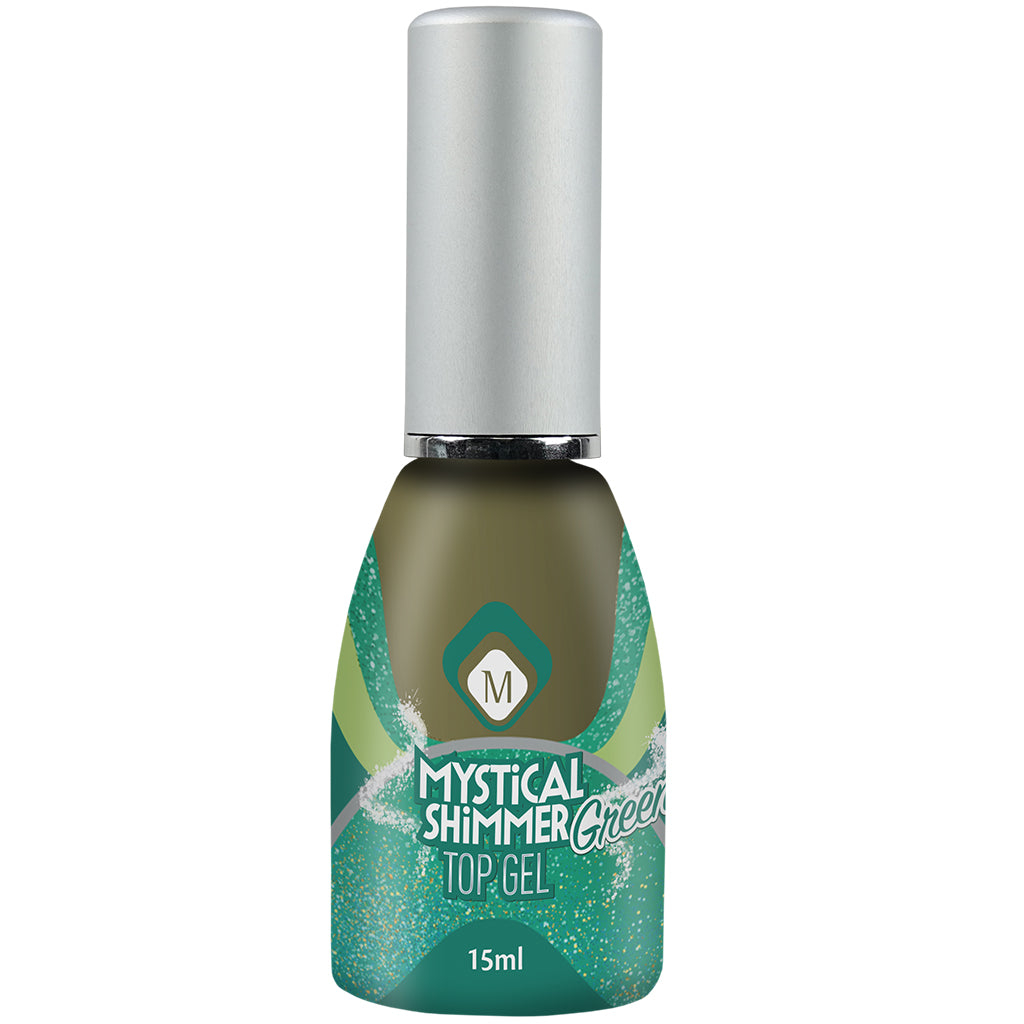 (Codice: 104188) MYSTICAL SHIMMER GREEN TOP GEL 15 ml