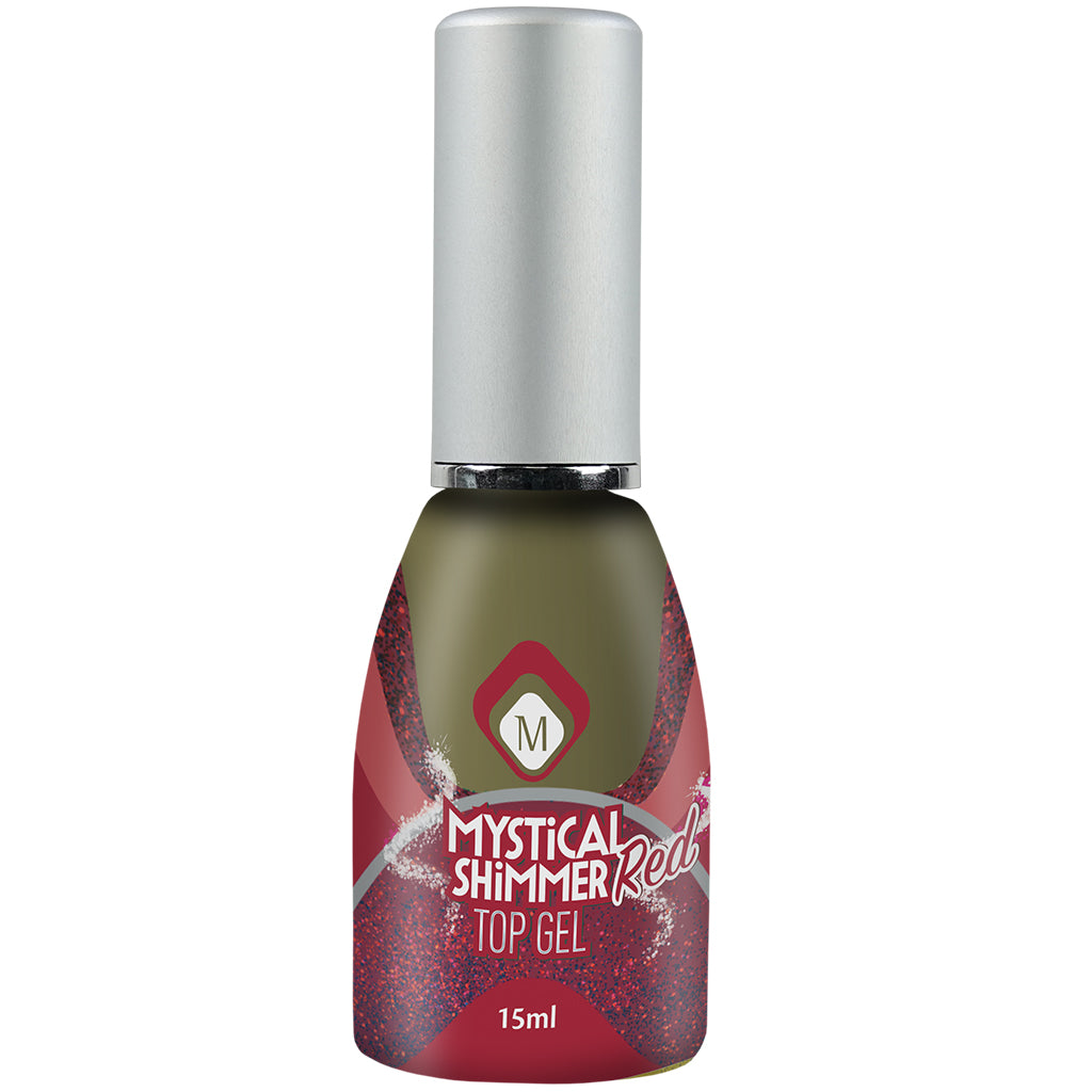 (Codice: 104190) MYSTICAL SHIMMER RED TOP GEL 15 ml