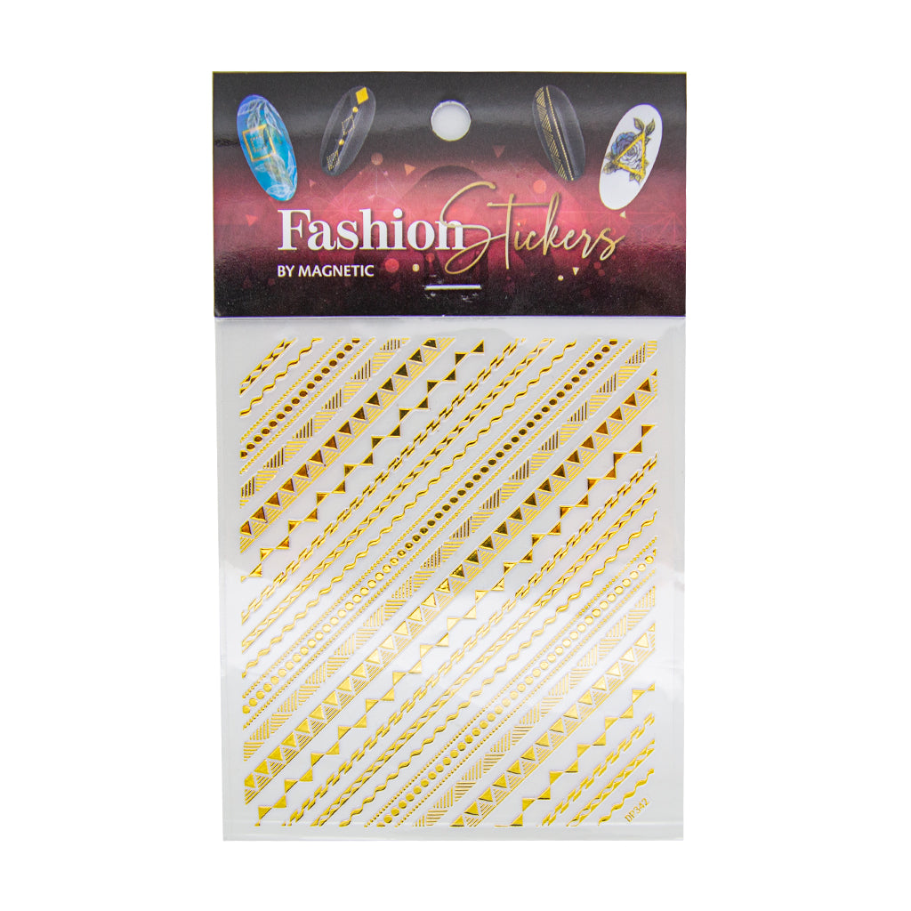 (Codice: 117010) FASHION STICKER GRAPHIC GOLD