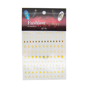 (Codice: 117014) FASHION STICKER SQUARE GOLD