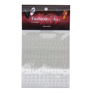 (Codice: 117042) FASHION STICKER TRIANGLE SILVER