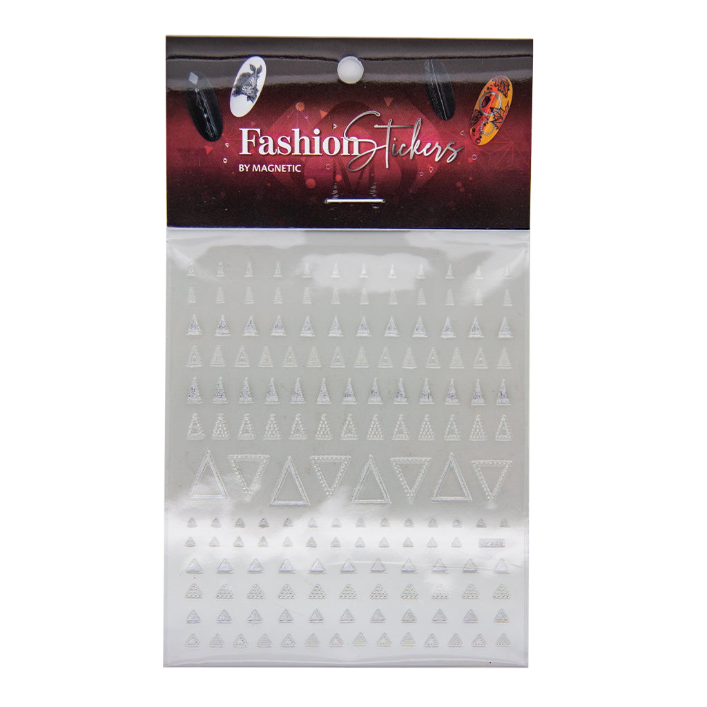 (Codice: 117042) FASHION STICKER TRIANGLE SILVER