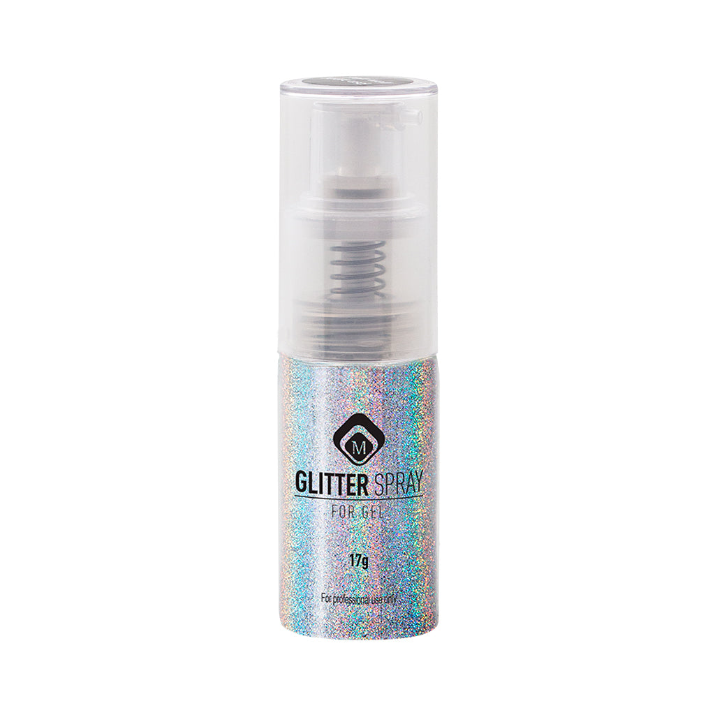 (Codice: 118057) GLITTER SPRAY HOLOGRAM SILVER 17GR