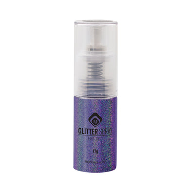 (Codice: 118066) GLITTER SPRAY HOLOGRAPHIC PURPLE 17G