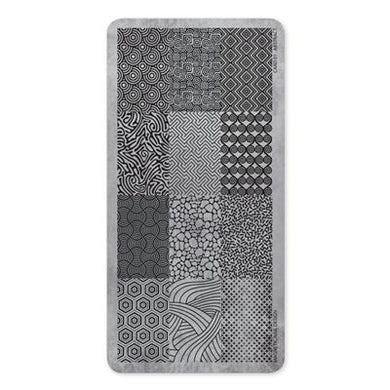 (Codice: 118600) Stamping Plate 01 Abstract