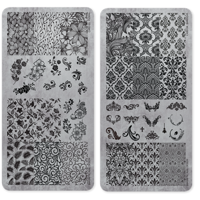 (Codice: 118605) Stamp Floral & Baroque