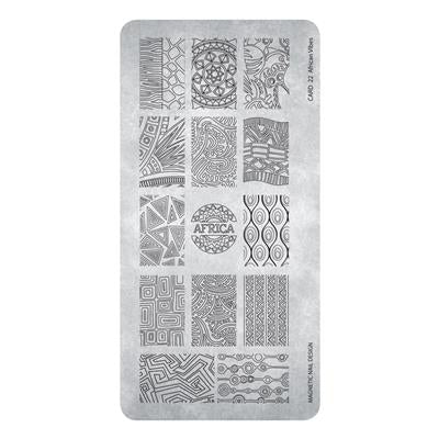 (Codice: 118625) Stamping Plate 22 African Vibes