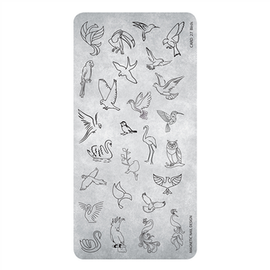 (Codice: 118627) Stamping Plate 24 Birds