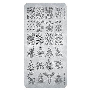 (Codice: 118629) STAMPING PLATE 26 CHRISTMAS 2