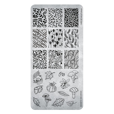 (Codice: 118643) STAMPING PLATE 40 LOTS OF LEAVES