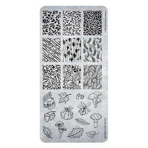 (Codice: 118643) STAMPING PLATE 40 LOTS OF LEAVES