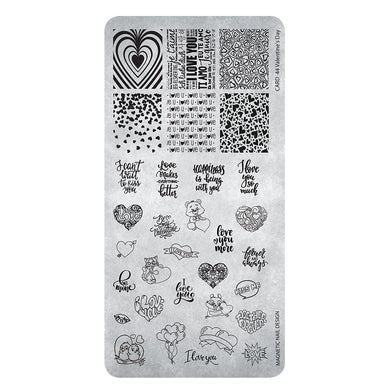 (Codice: 118647) STAMPING PLATE 44 VALENTINE 'S DAY