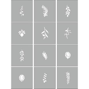 (Codice: 289730)  Air Nails Stencil Tropics