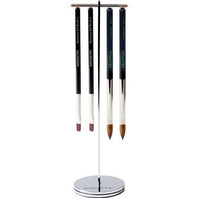 (Codice: 175003) New Silver Click On Brush Stand